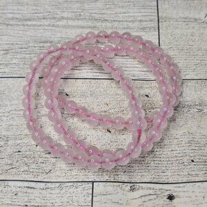Rose Quartz Crystal Bracelet